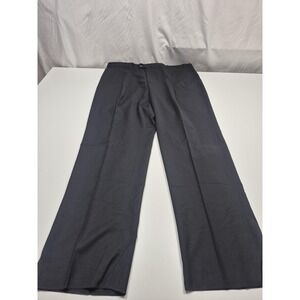 VTG John Alexander Dress Pants Mens 48x36 Black Wool Pleated Big & Tall NWT